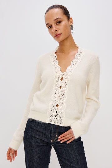 MER CARDIGAN - IVORY