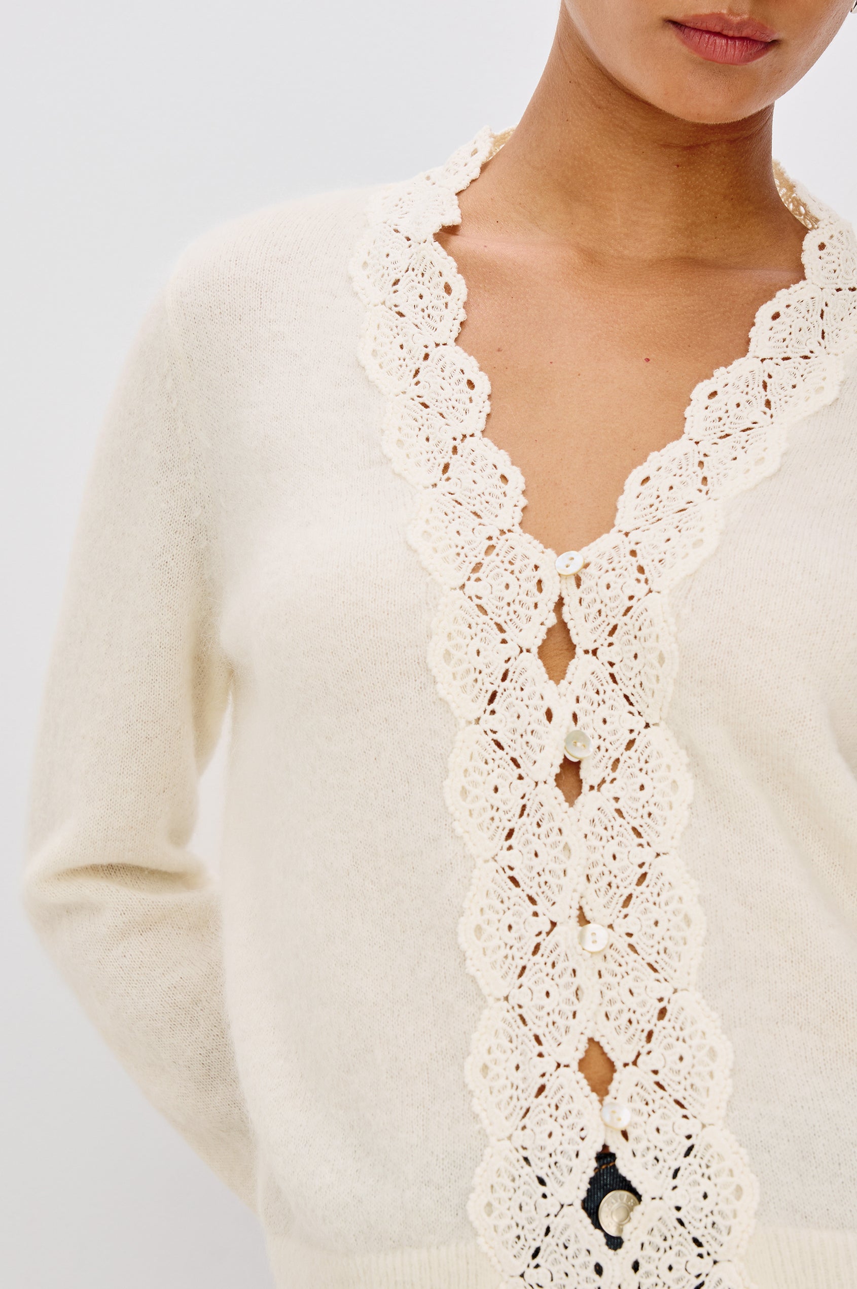 MER CARDIGAN - IVORY