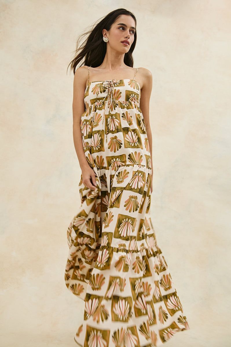 MICA DRESS - CHECKERED SHELLS – Rails UK