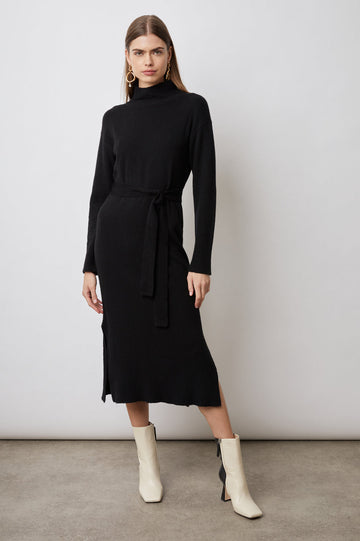 MILA BLACK DRESS- FRONT