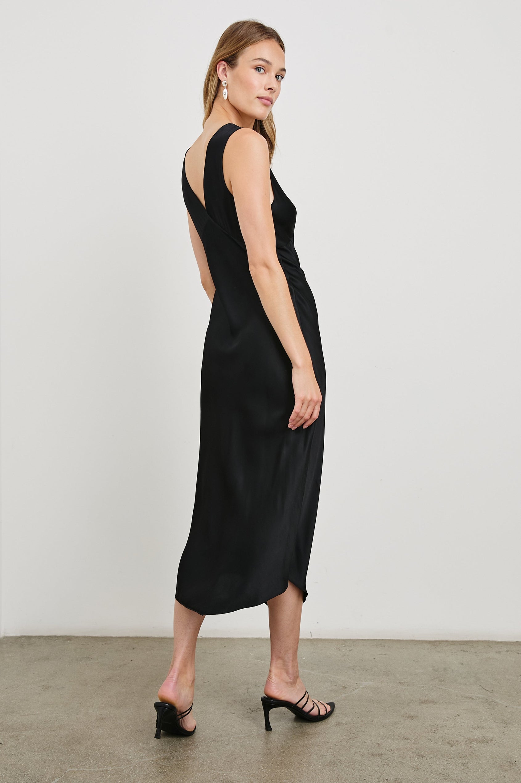 rails monique dress mermaid RAILS | Satin siren. The Monique Dress in Mermaid