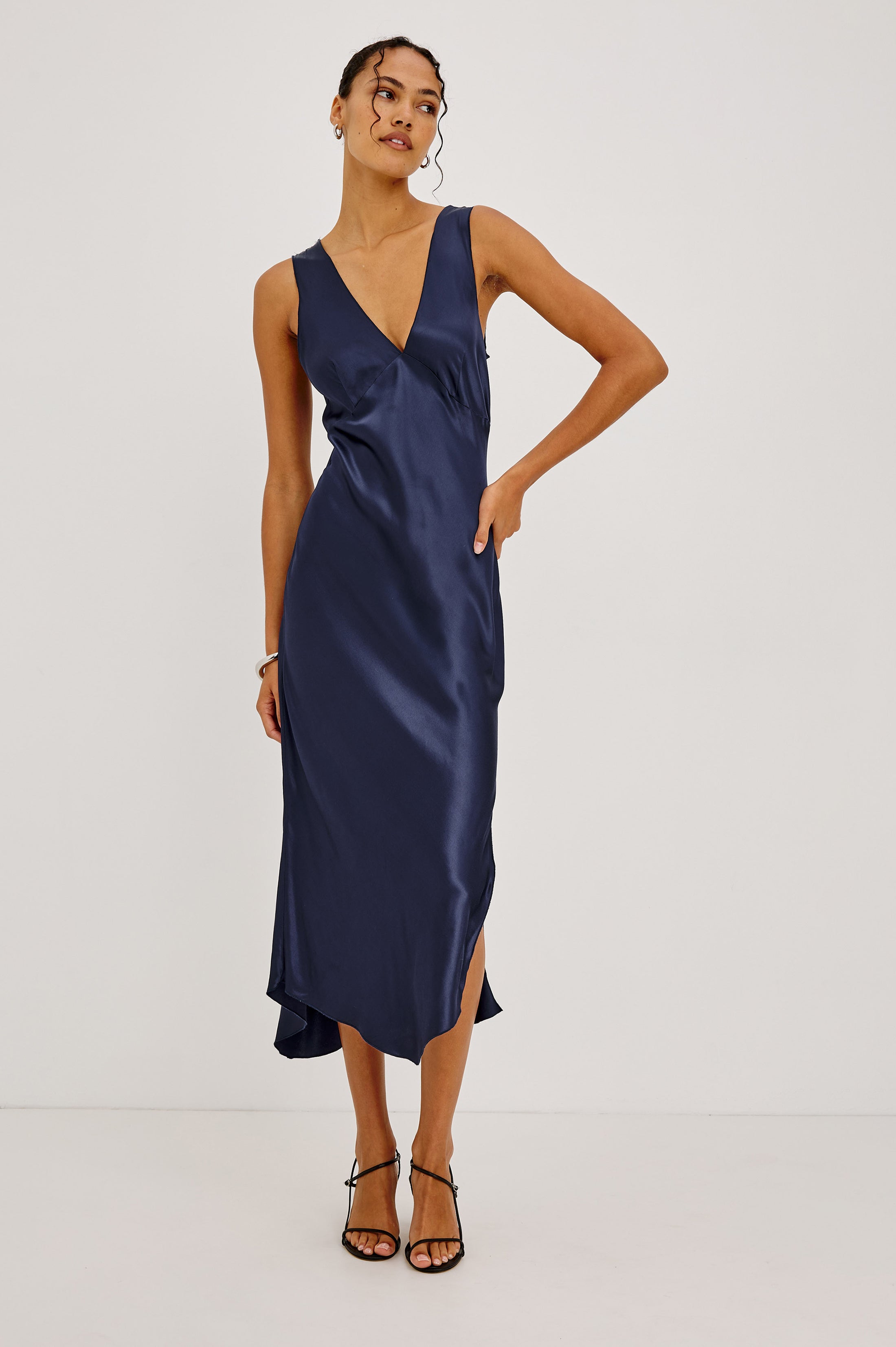 Monique Dress - Navy
