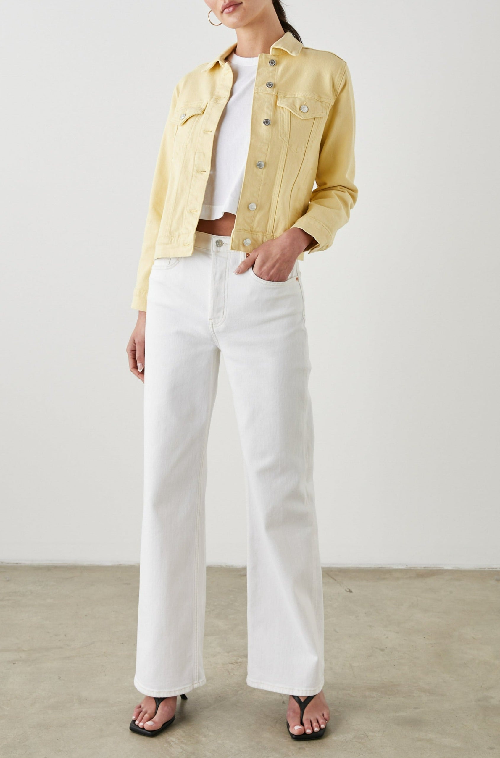 MULHOLLAND JACKET LEMON DROP - FULL FRONT BODY