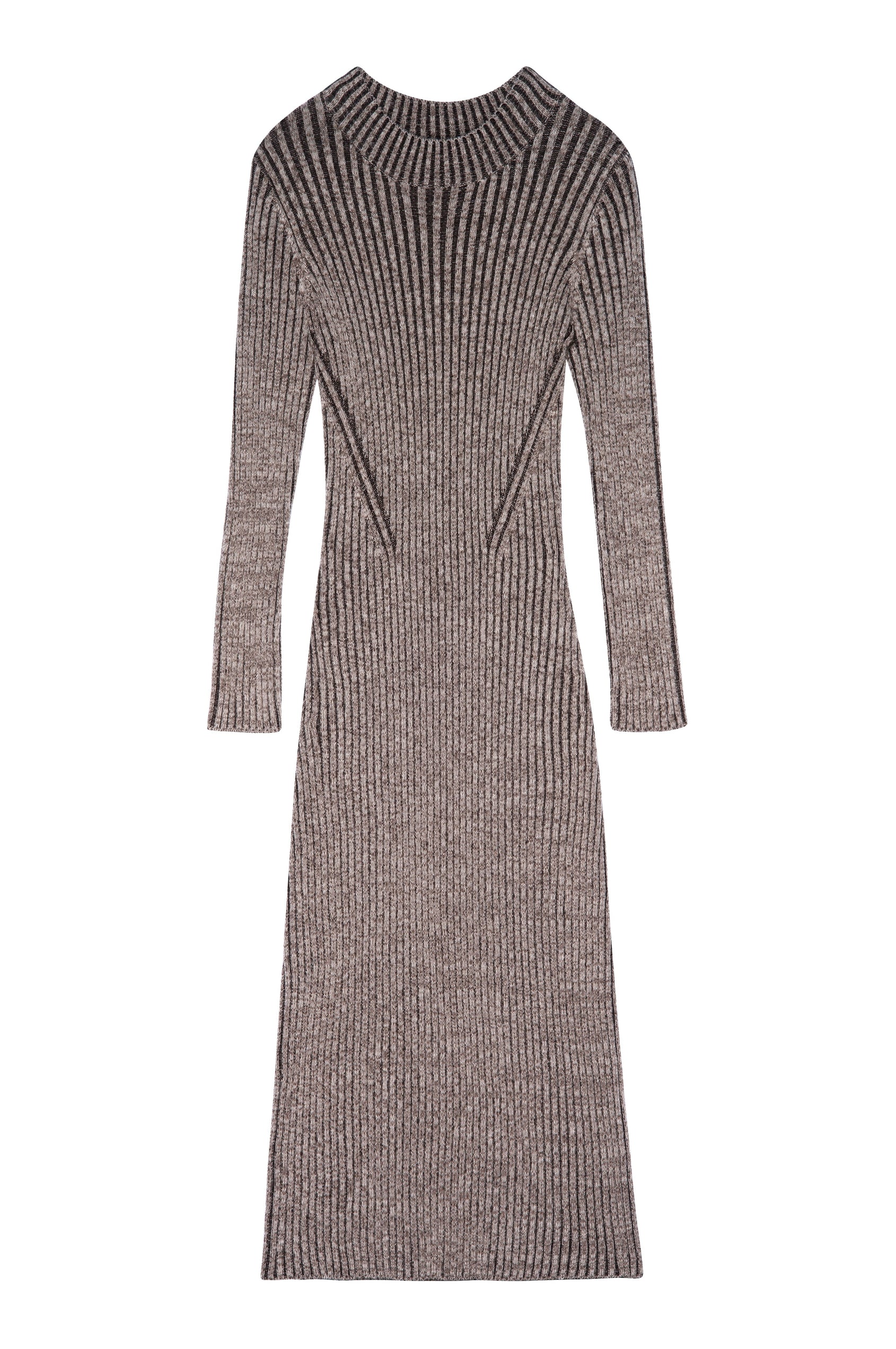 NELLIE DRESS - BROWN MULTI