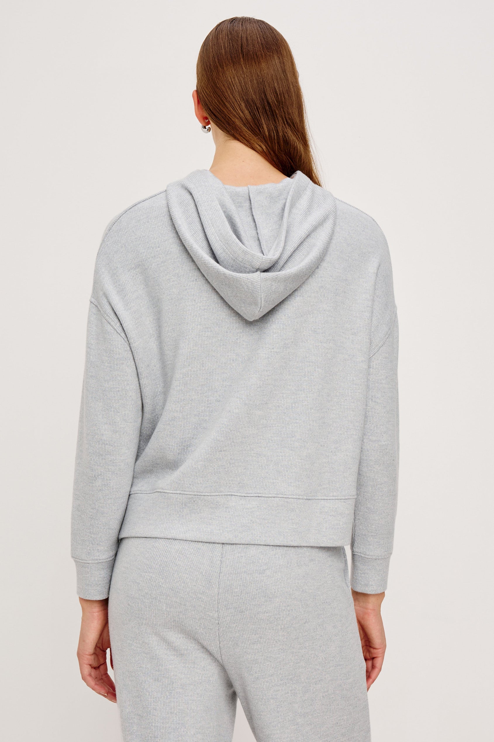 NICO SWEATSHIRT - HEATHER GREY BRUSHED