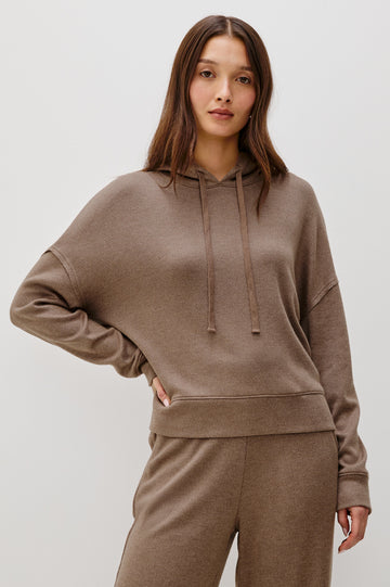 NICO SWEATSHIRT - HEATHER LATTE