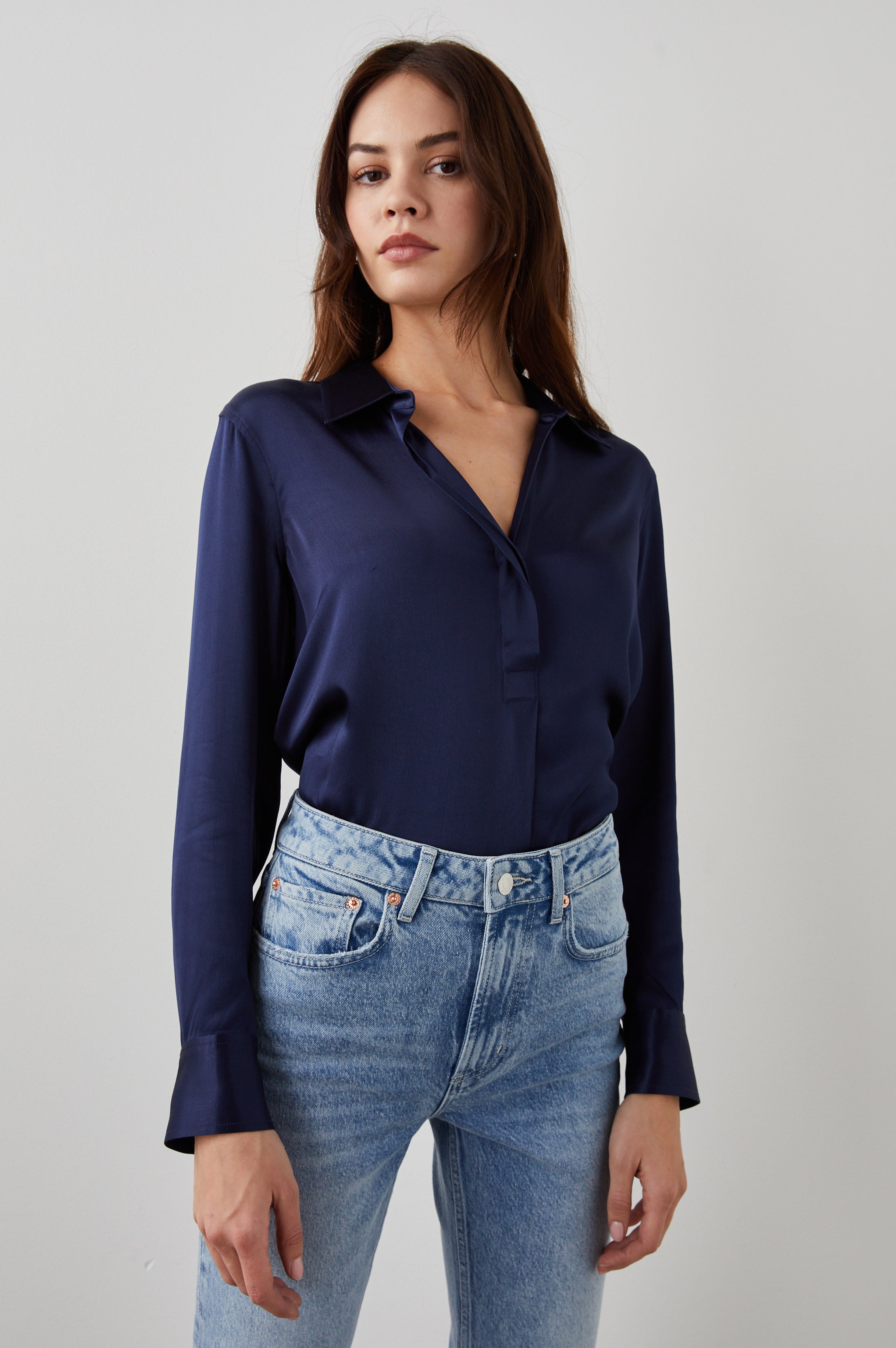 Nissa Top - Navy