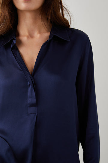 NISSA TOP NAVY - DETAIL