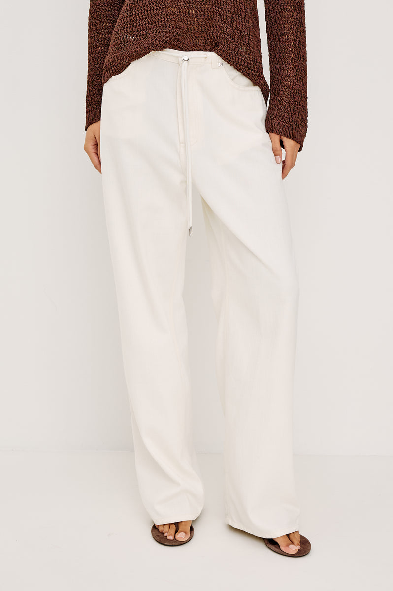 NORMANDIE PANT - IVORY – Rails UK