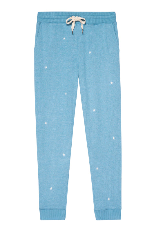 OAKLAND SWEATPANT - AQUA STARS