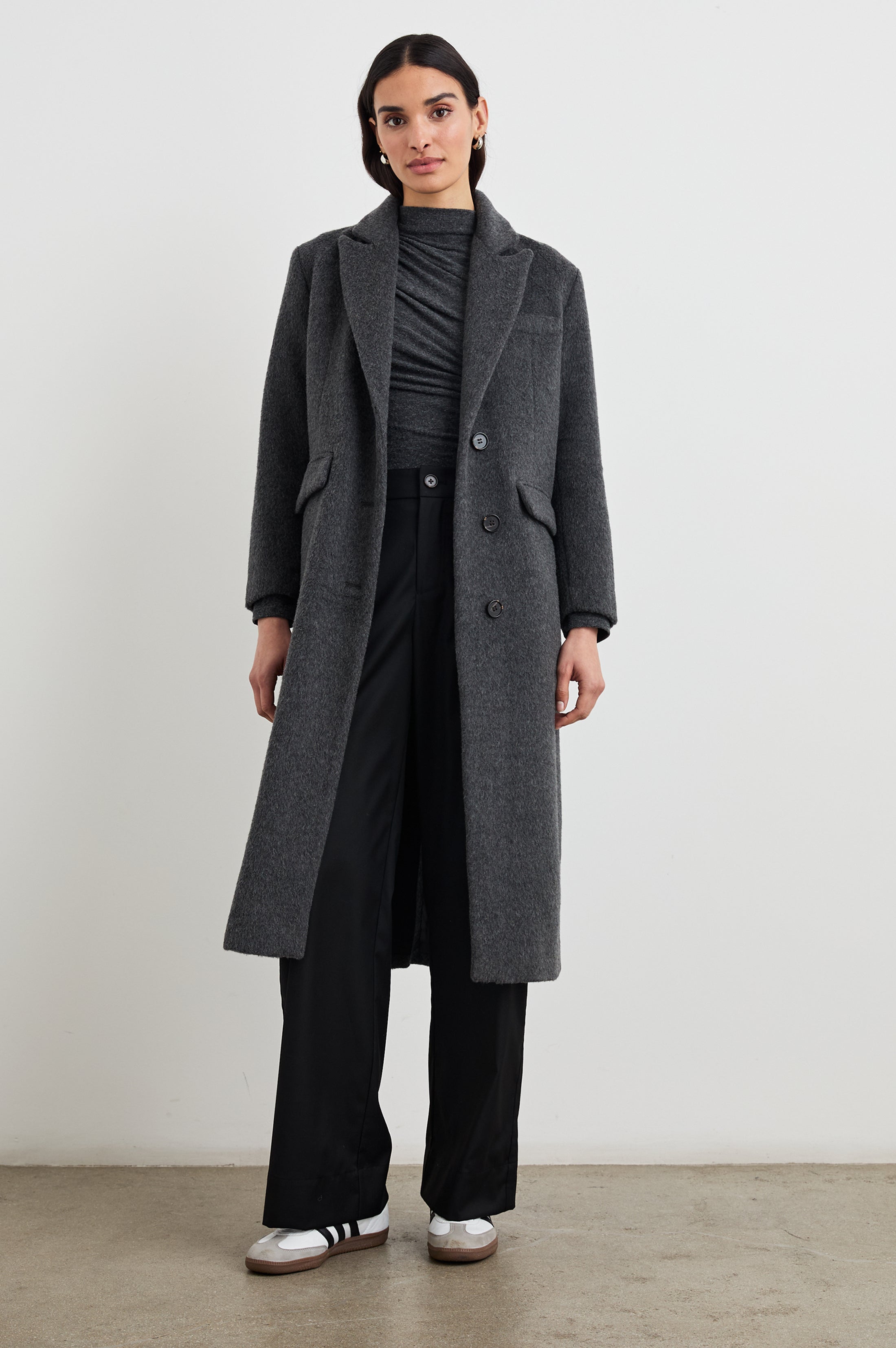 OPERA COAT - CHARCOAL – Rails UK