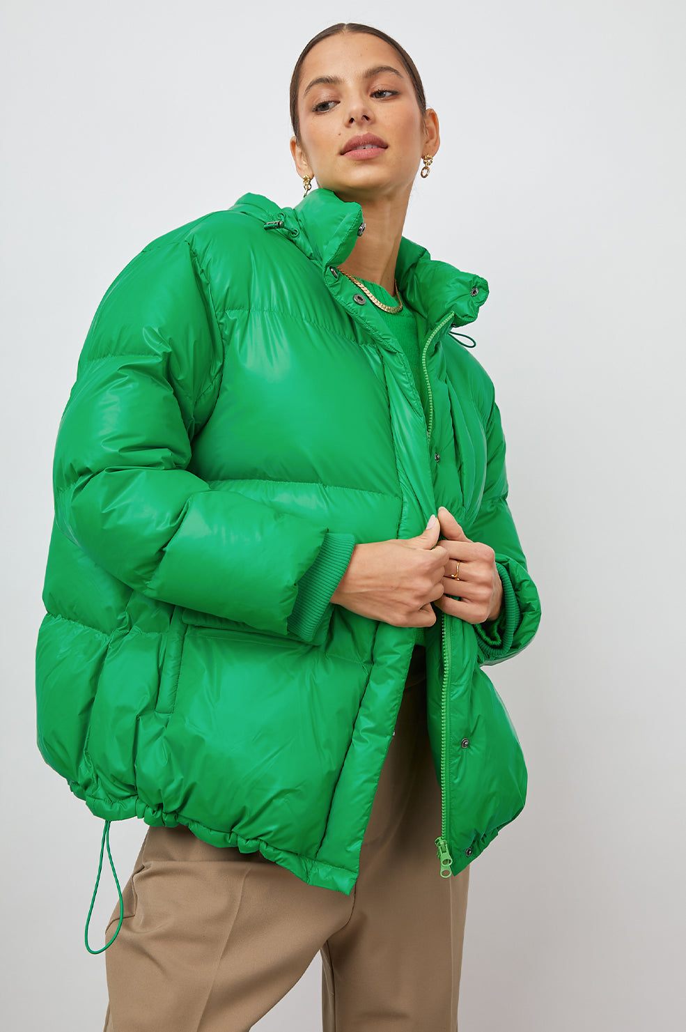 PACEY SHAMROCK JACKET-SIDE ANGLE