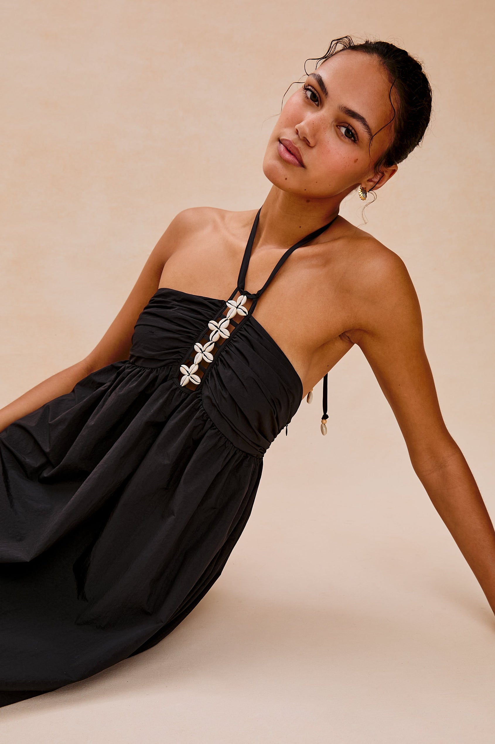 PALAZZO DRESS - BLACK Rails UK PALAZZO DRESS - BLACK Rails UK