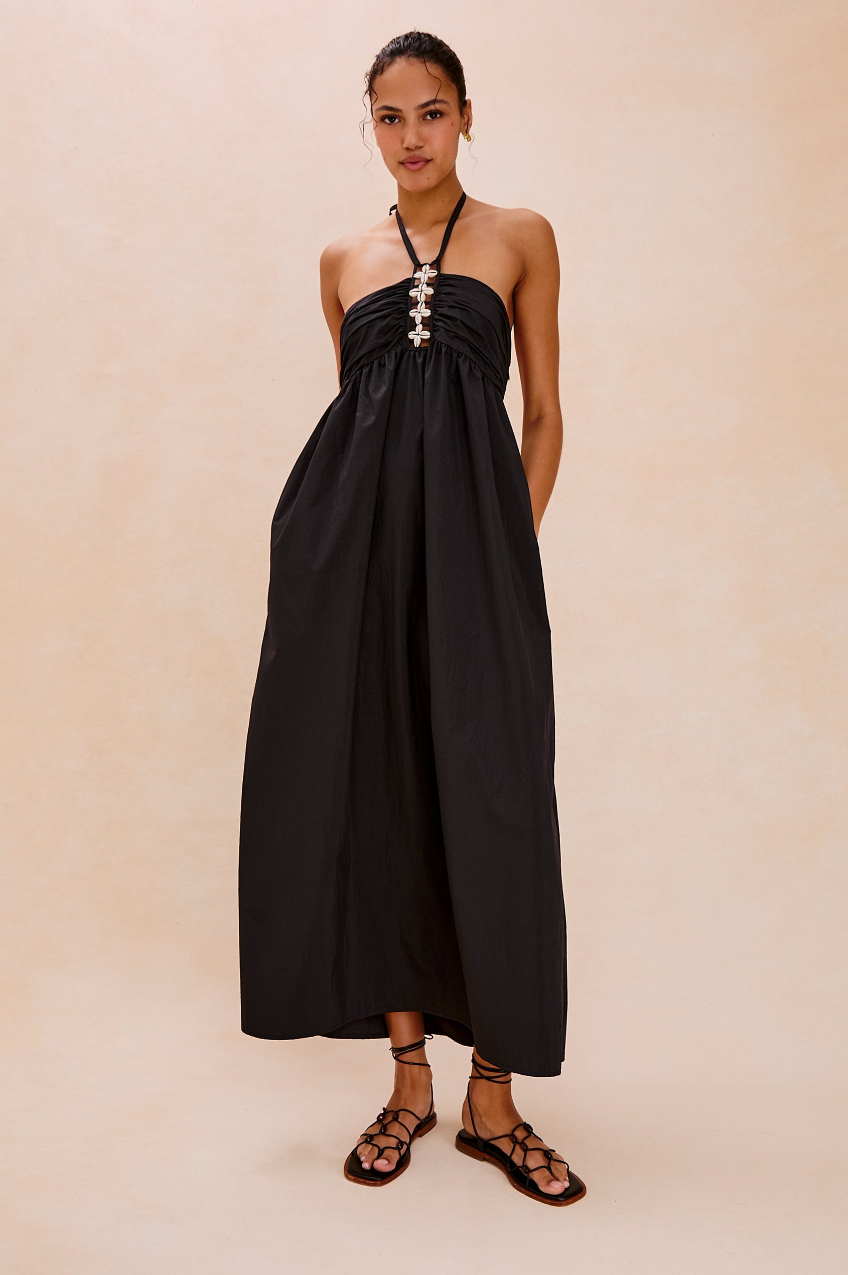 PALAZZO DRESS - BLACK Rails UK PALAZZO DRESS - BLACK Rails UK