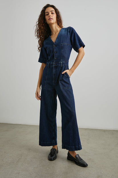 PALISADES JUMPSUIT - BLUE MOON  FRONT BODY