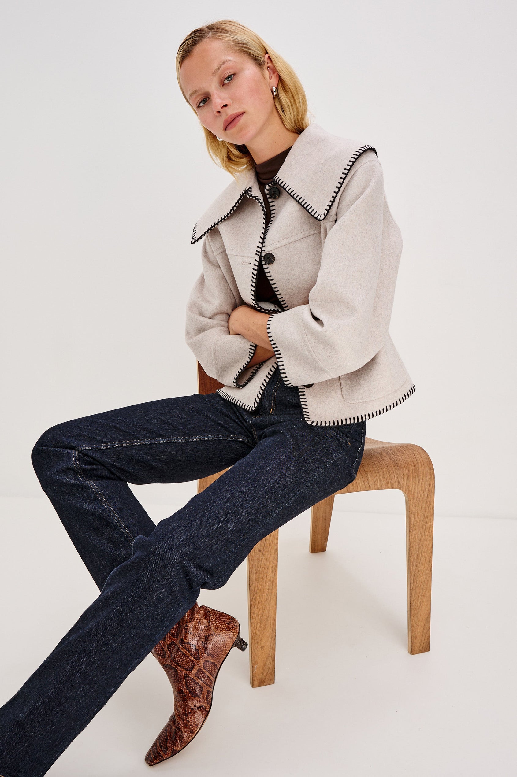 PATTY JACKET - OATMEAL