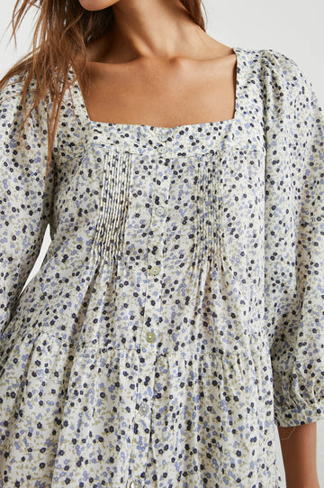 PIPPA WATER COLOR BUDS DRESS-DETAIL