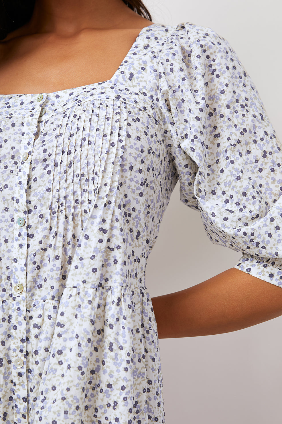 PIPPA DRESS - WATERCOLOR BUDS