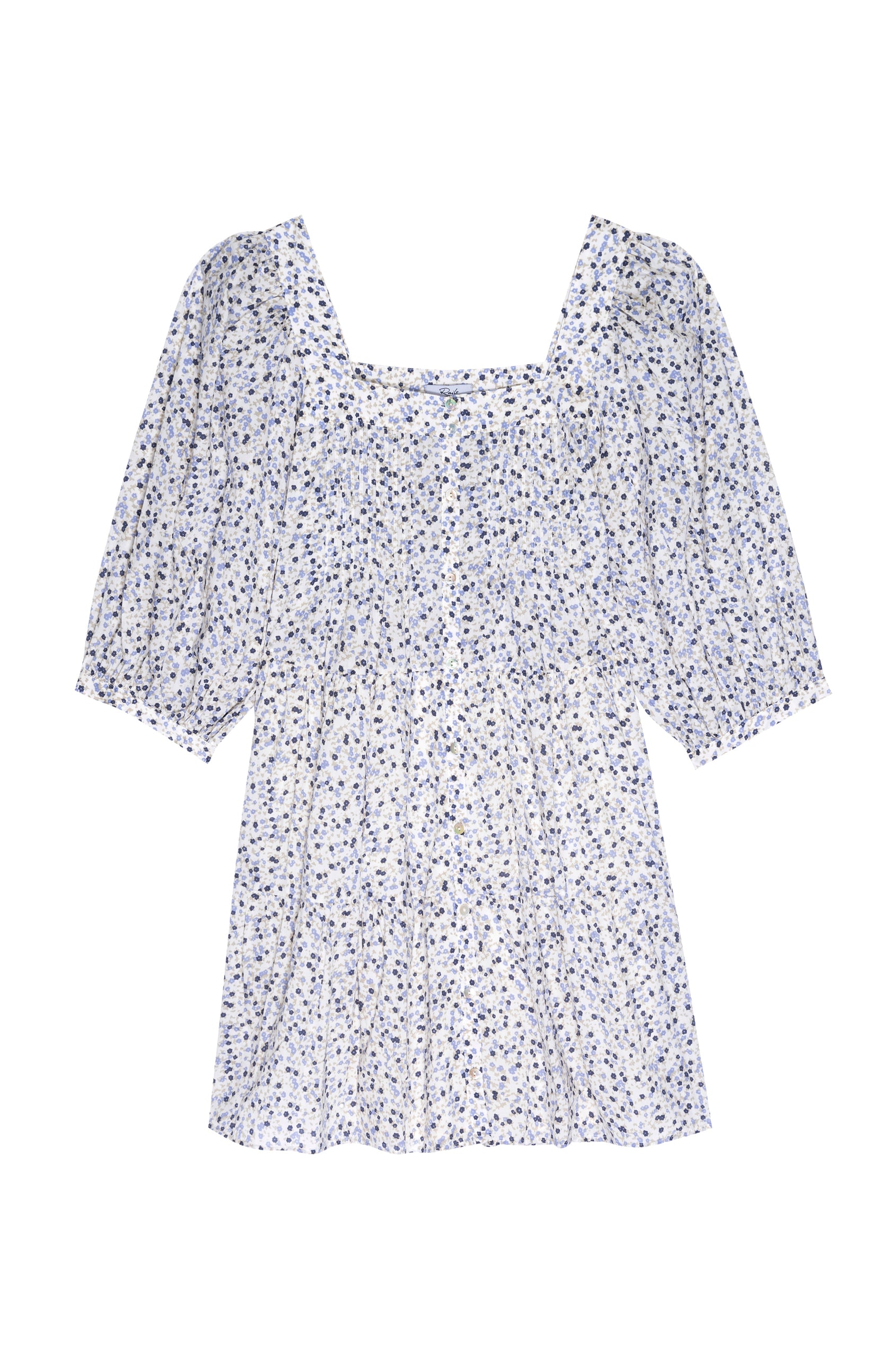 PIPPA DRESS - WATERCOLOR BUDS