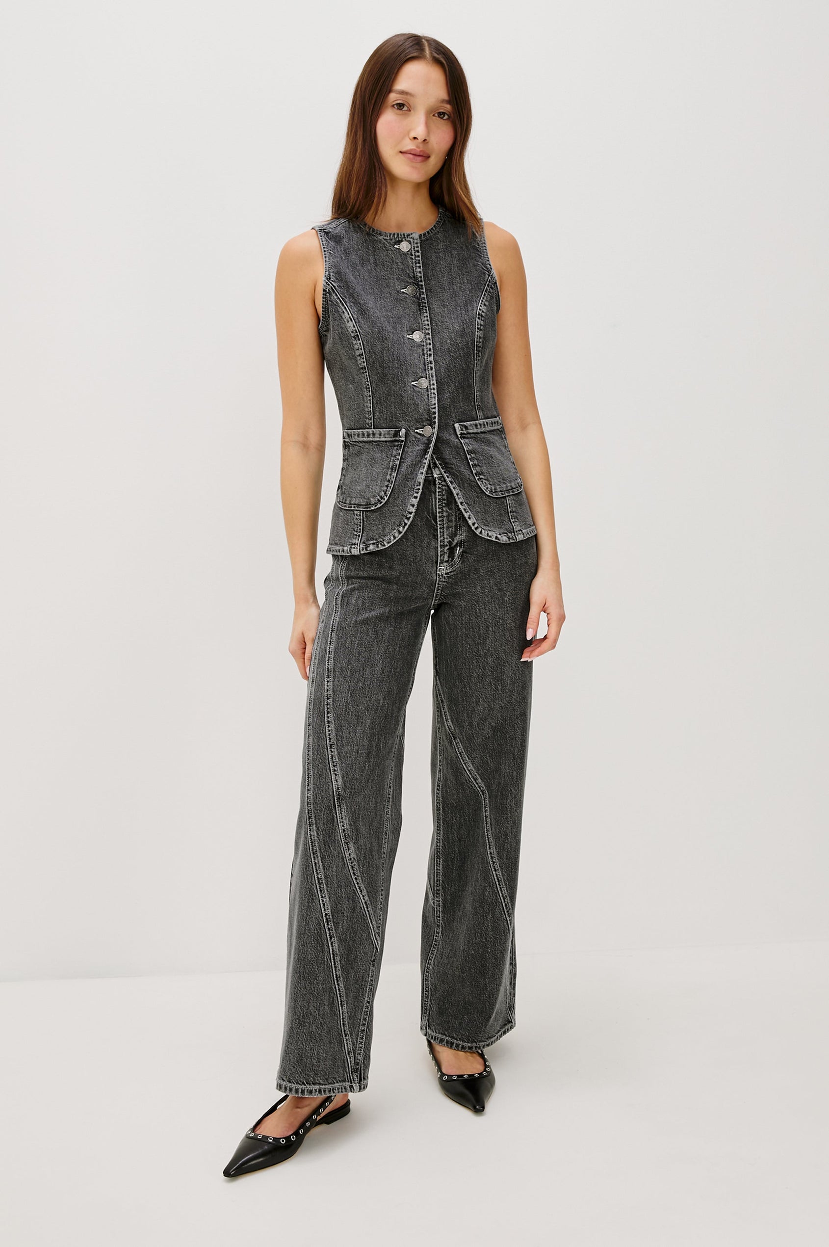 PORTOLA VEST - WASHED CHARCOAL