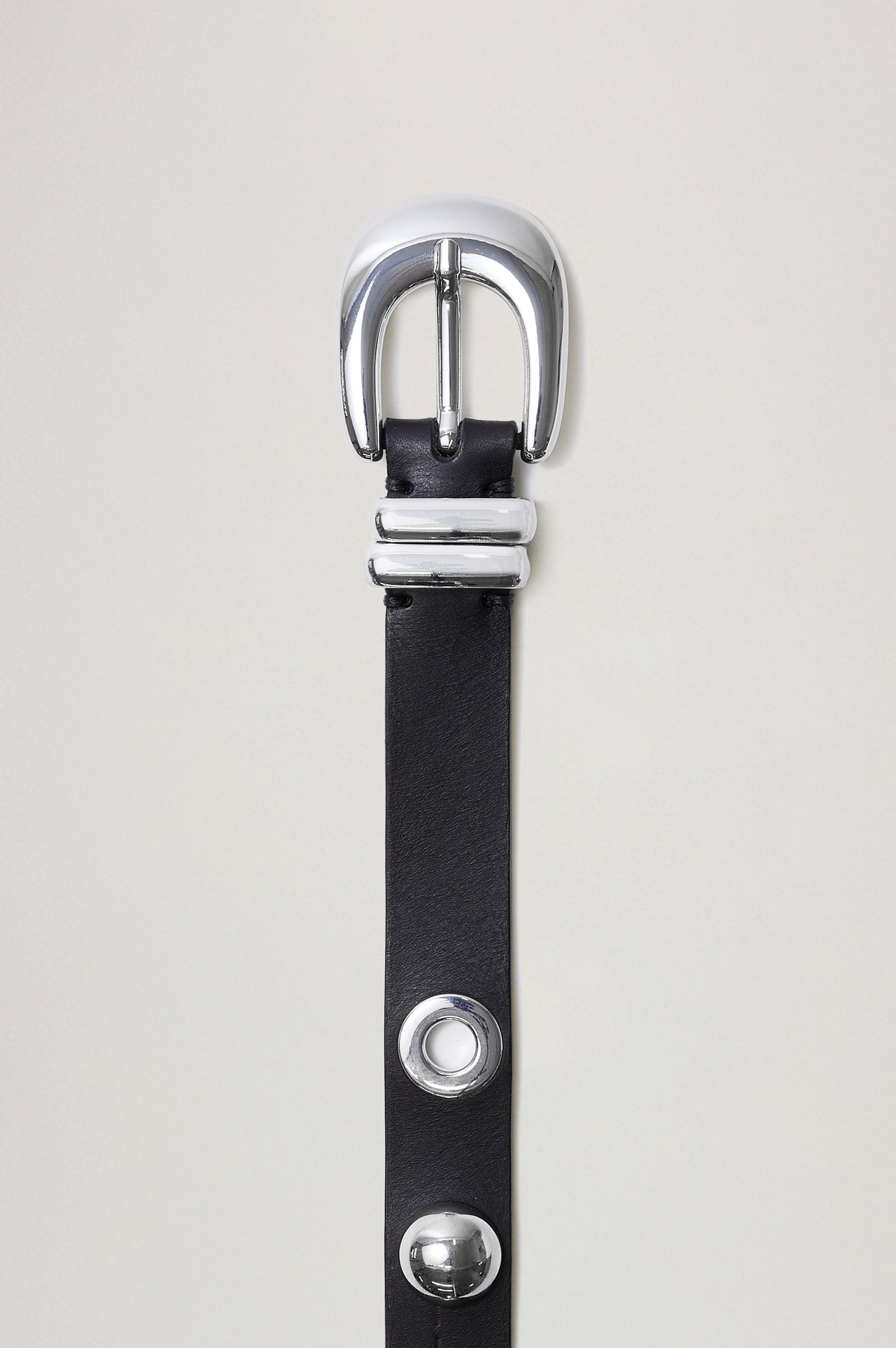 PRESLEY BELT - BLACK SILVER