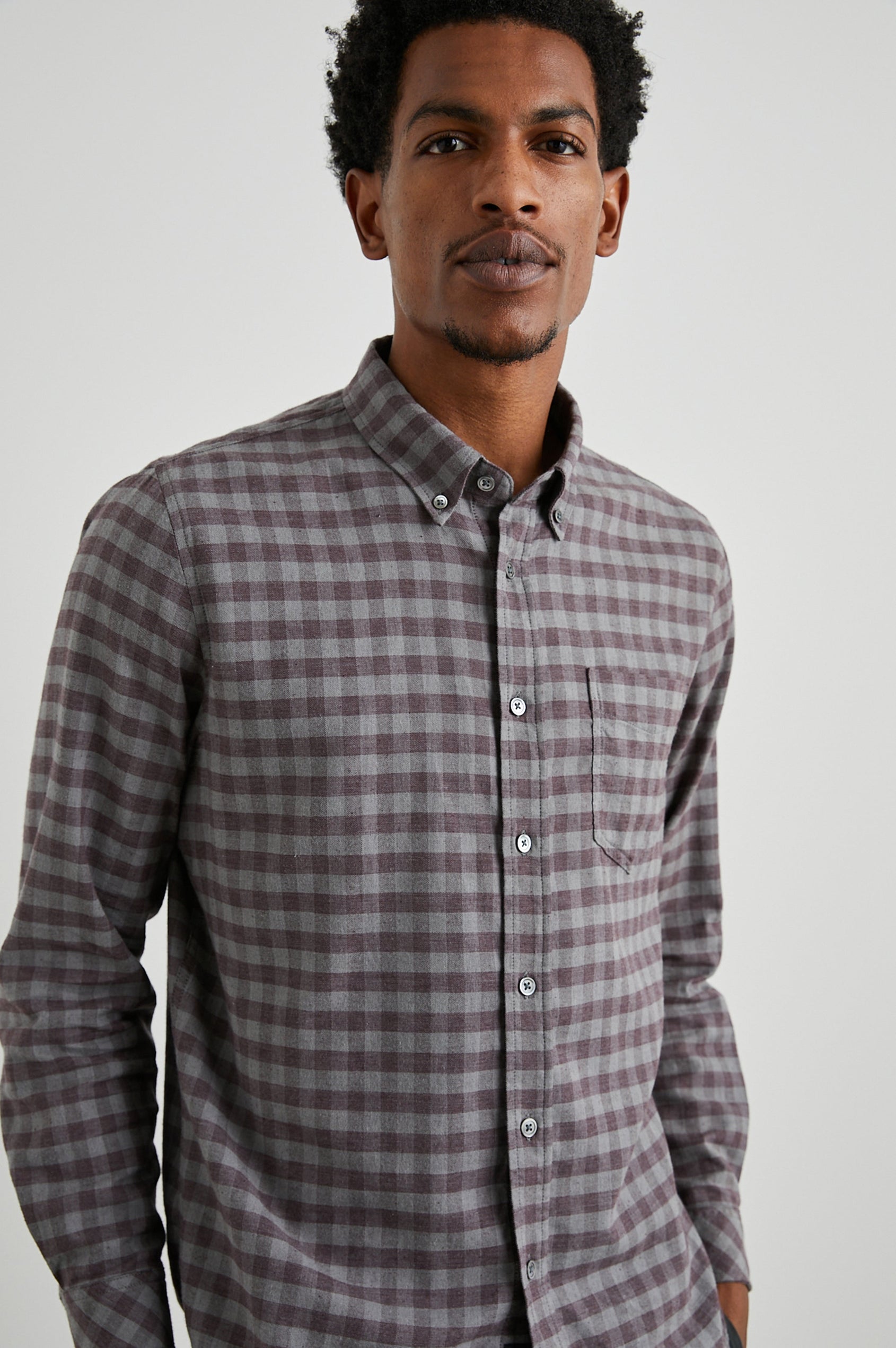 REID LAVA SAGE SHIRT - FRONT HALF BODY