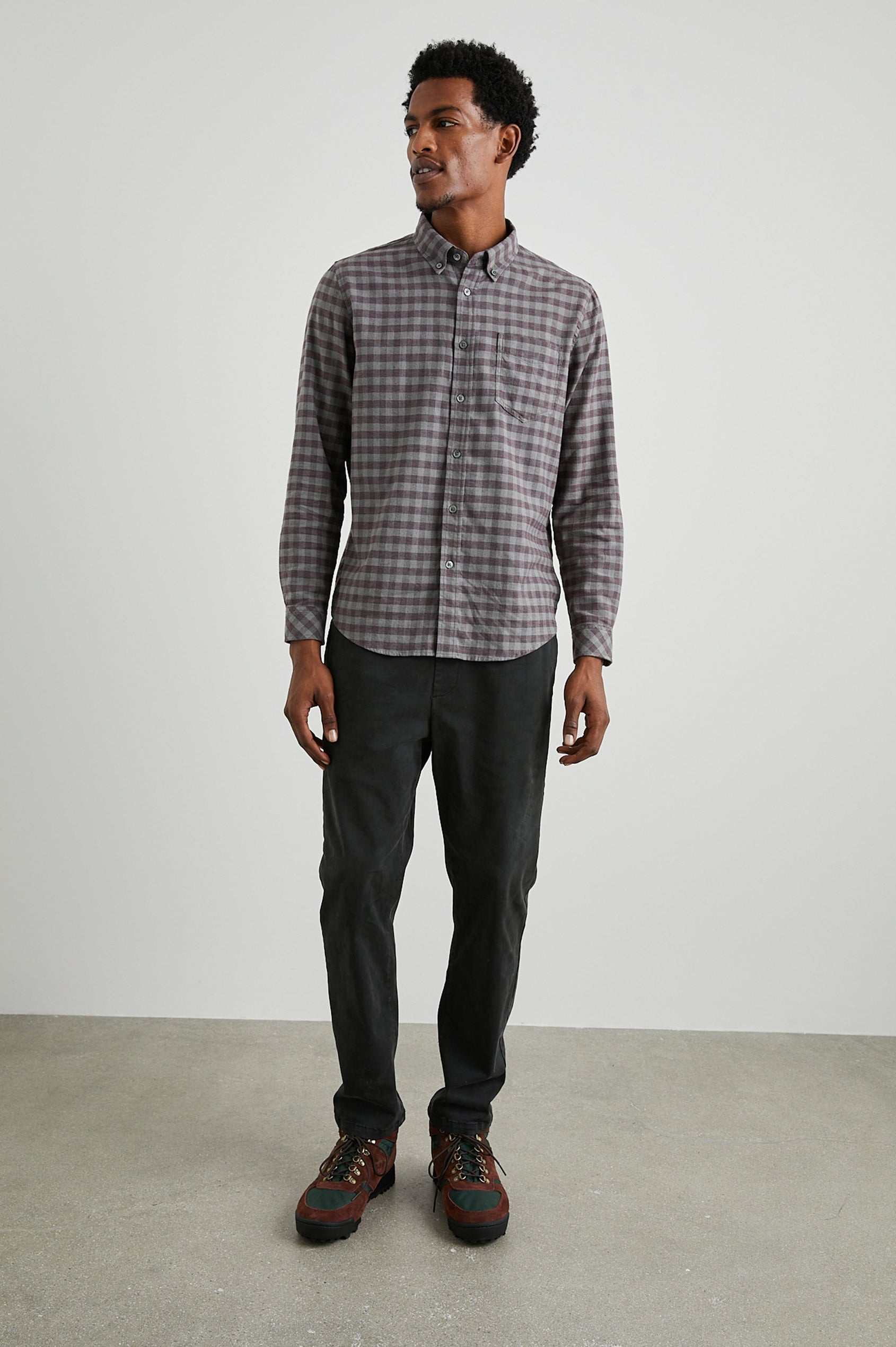 REID LAVA SAGE SHIRT - FRONT FULL BODY