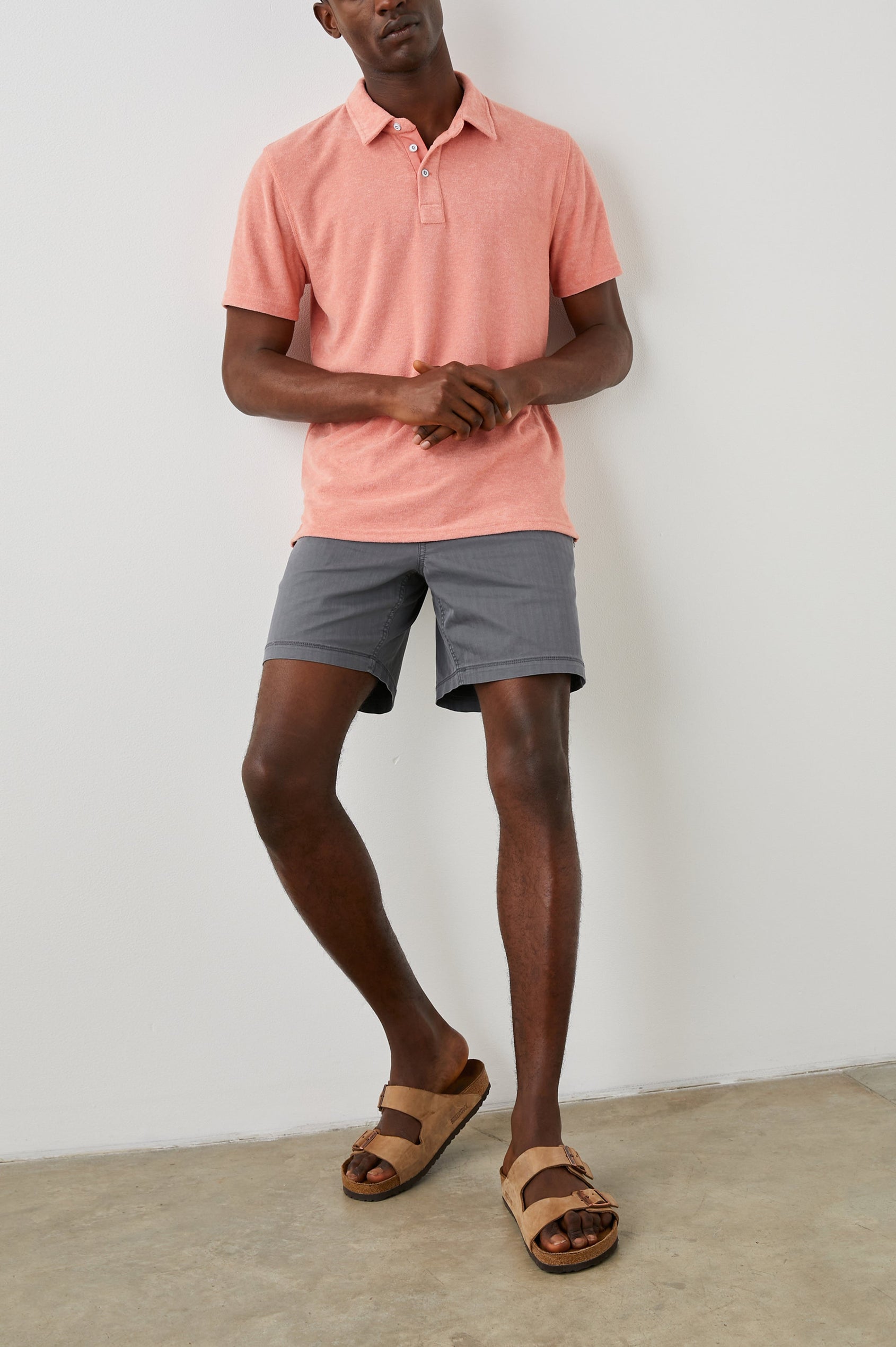 RHEN POLO SHIRT - DRAGON FRUIT - FRONT BODY 