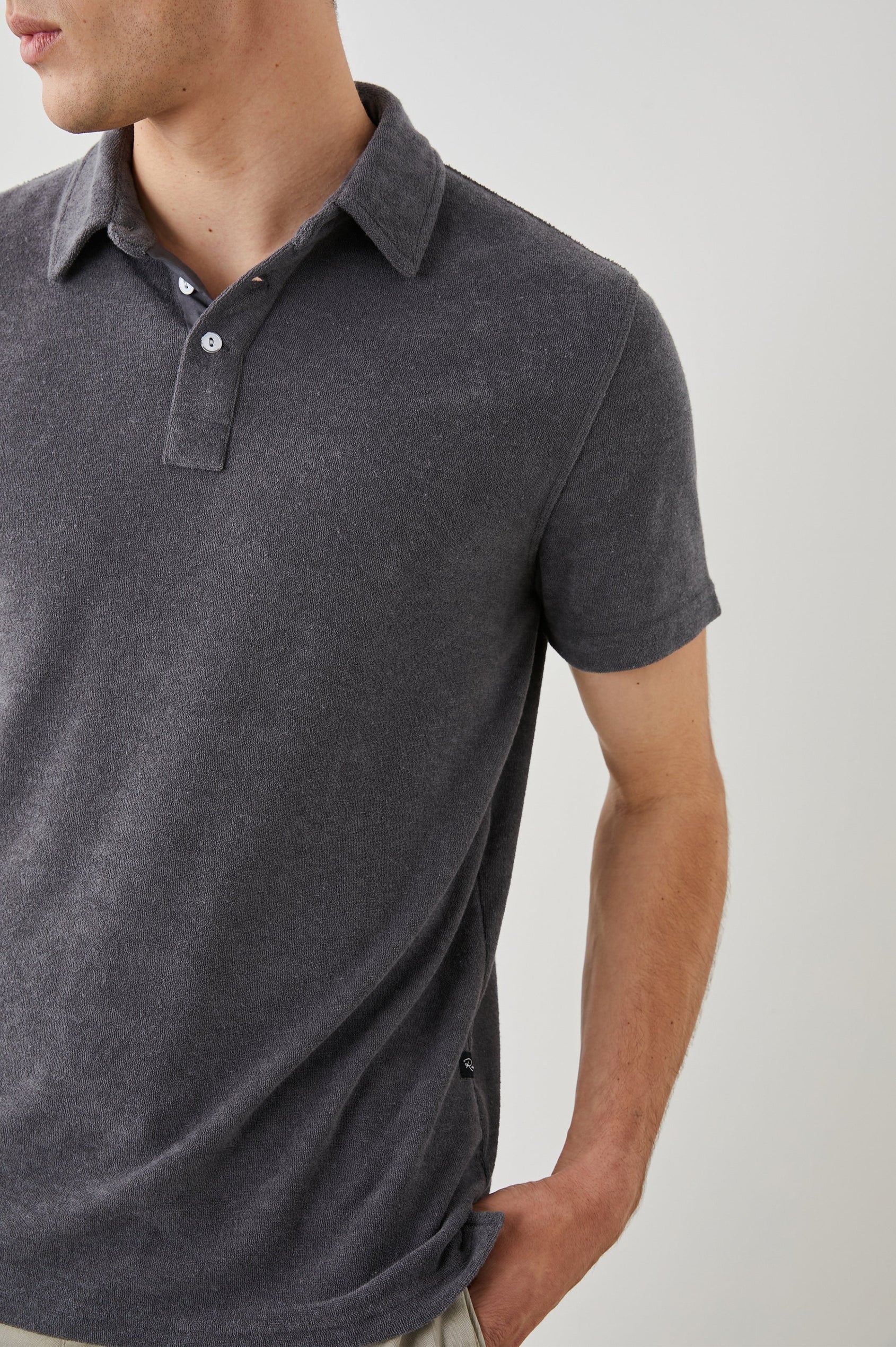 RHEN MACADAM POLO SHIRT - DETAIL