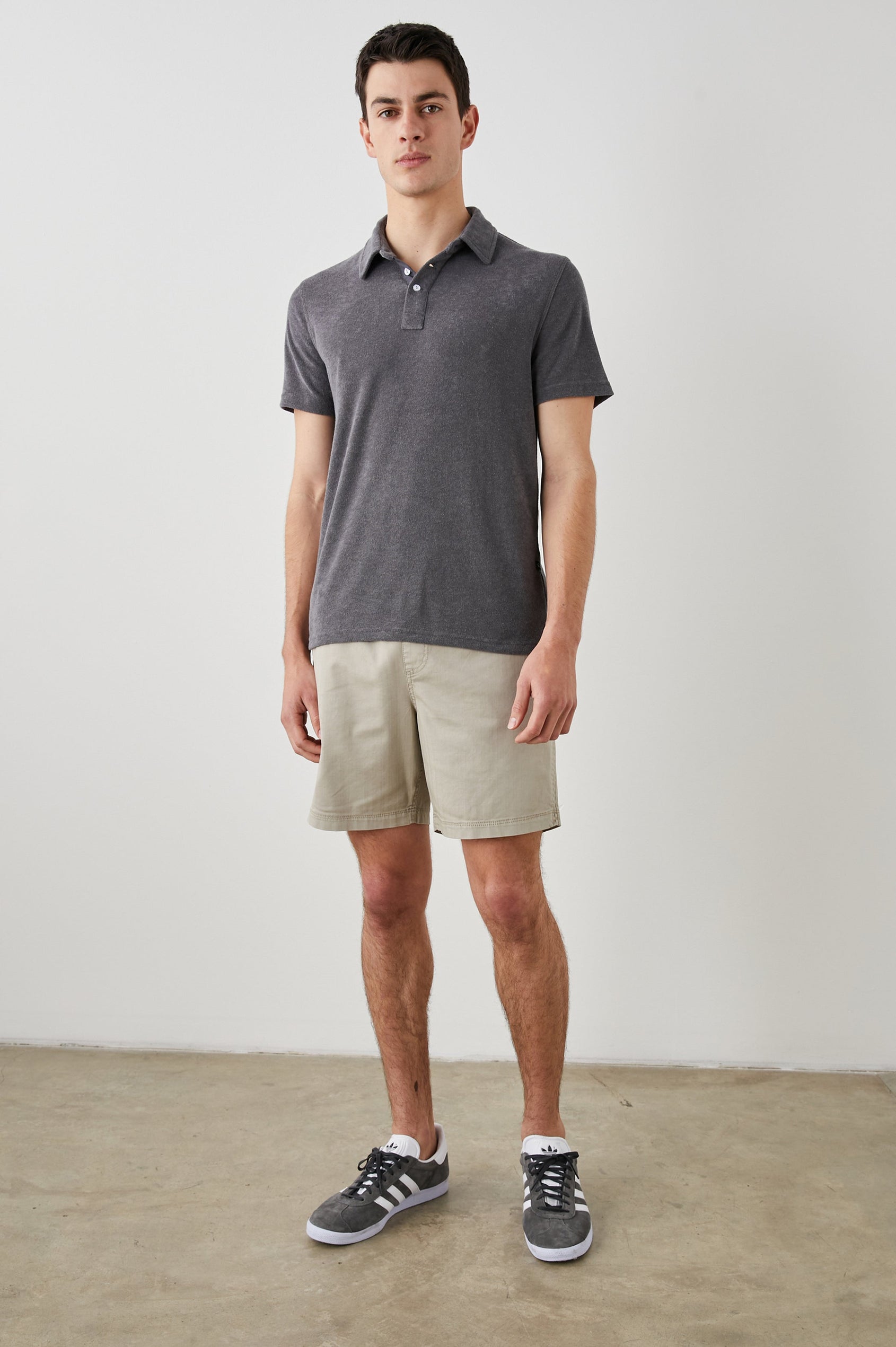 RHEN MACADAM POLO SHIRT - FRONT FULL BODY