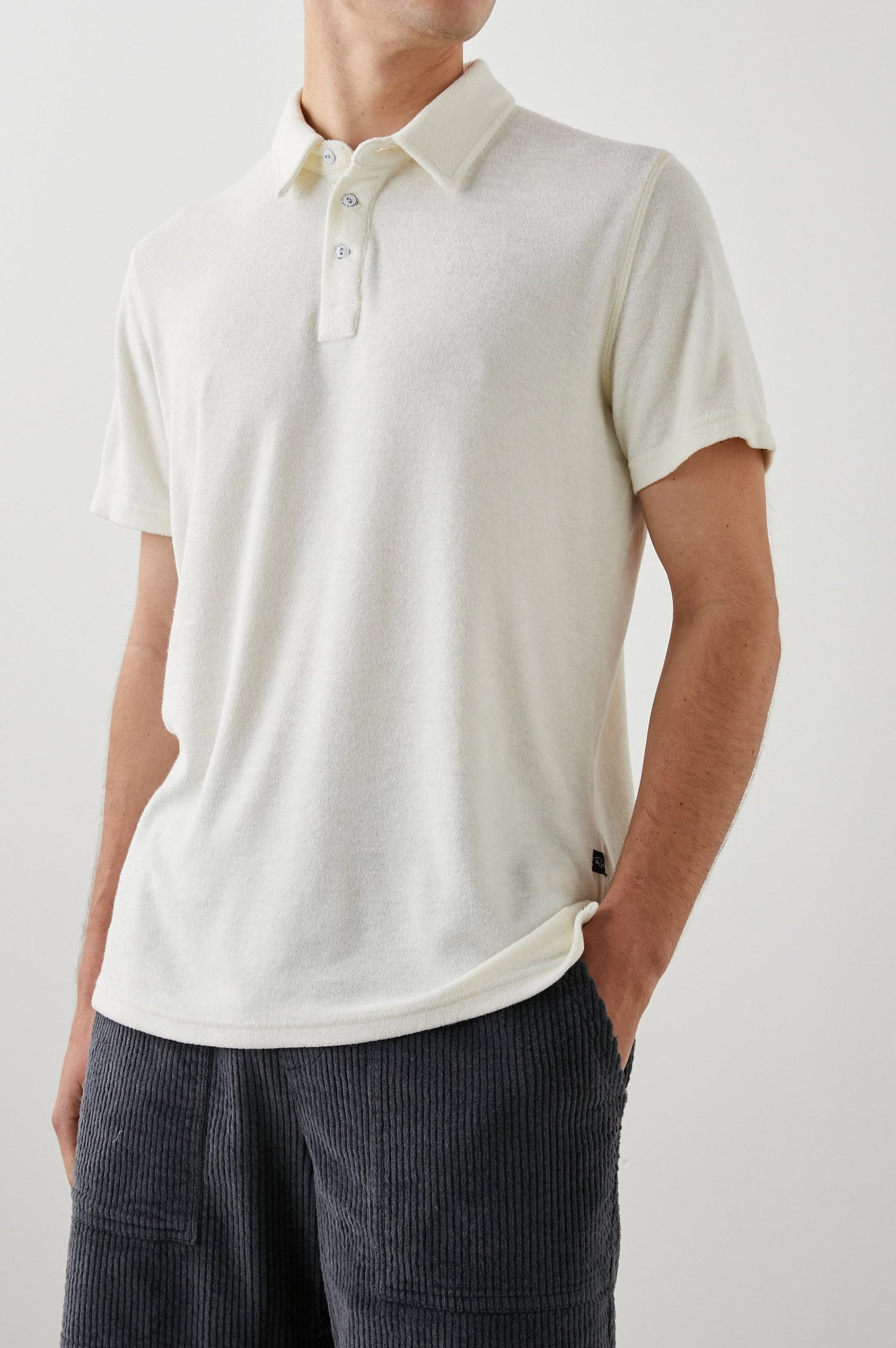 RHEN POLO SHIRT - PEARL