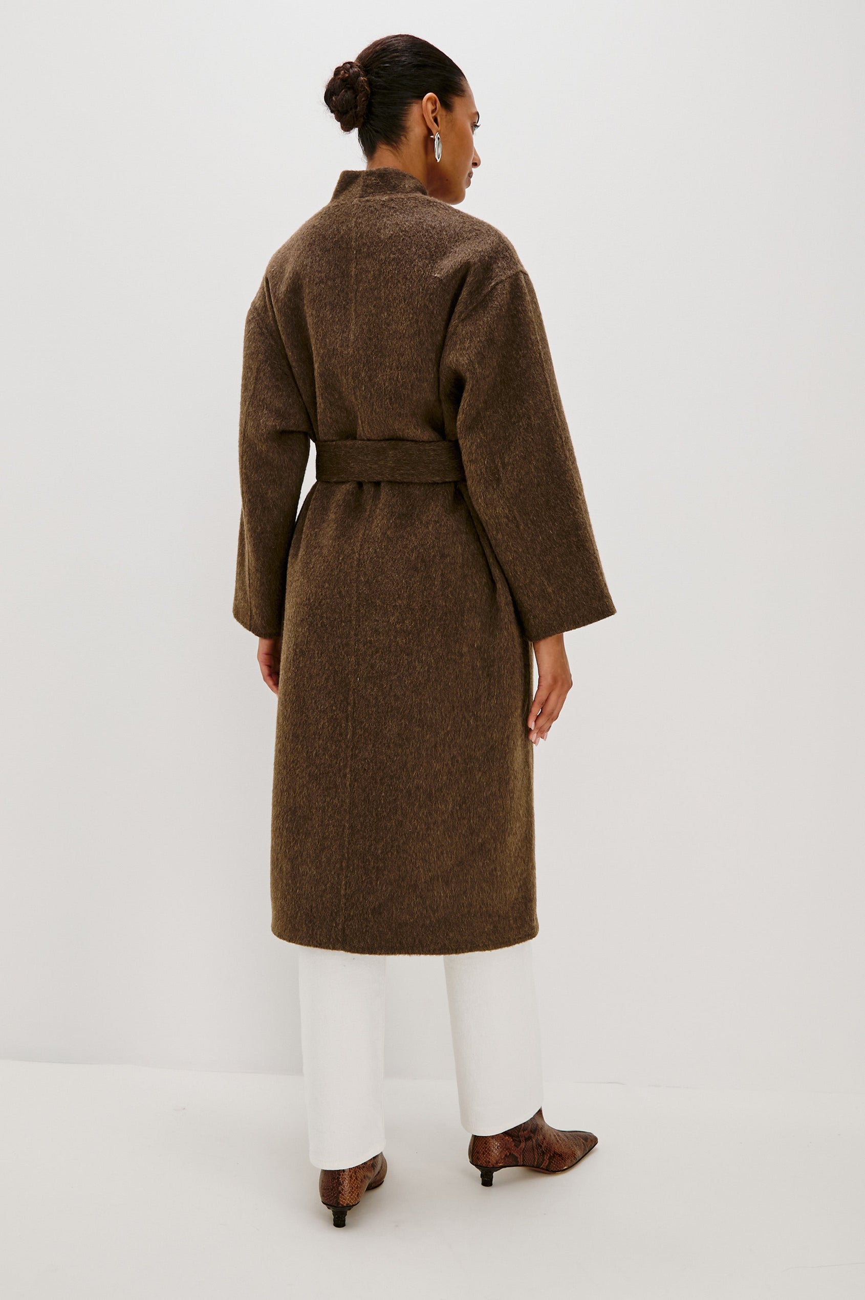 ROLAND COAT - HEATHER UMBER