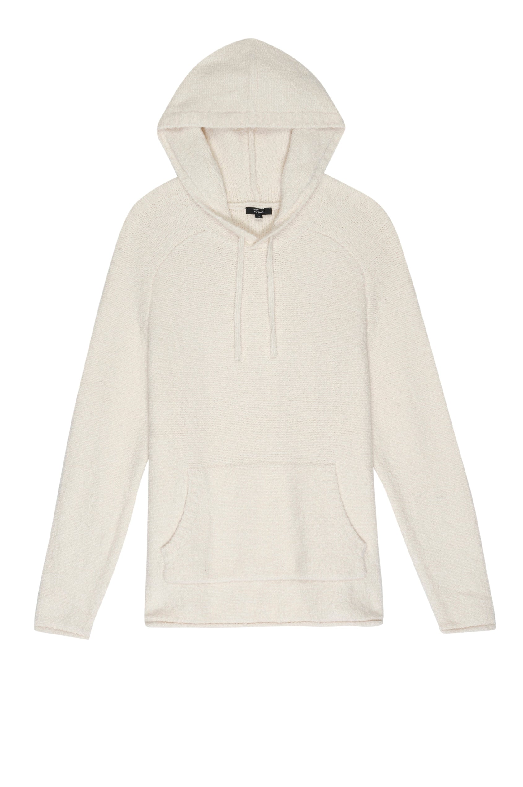 Rollins Ivory Ls Pullover Hood - flat
