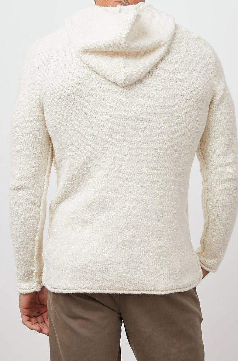 Rollins Ivory Ls Pullover Hood - back