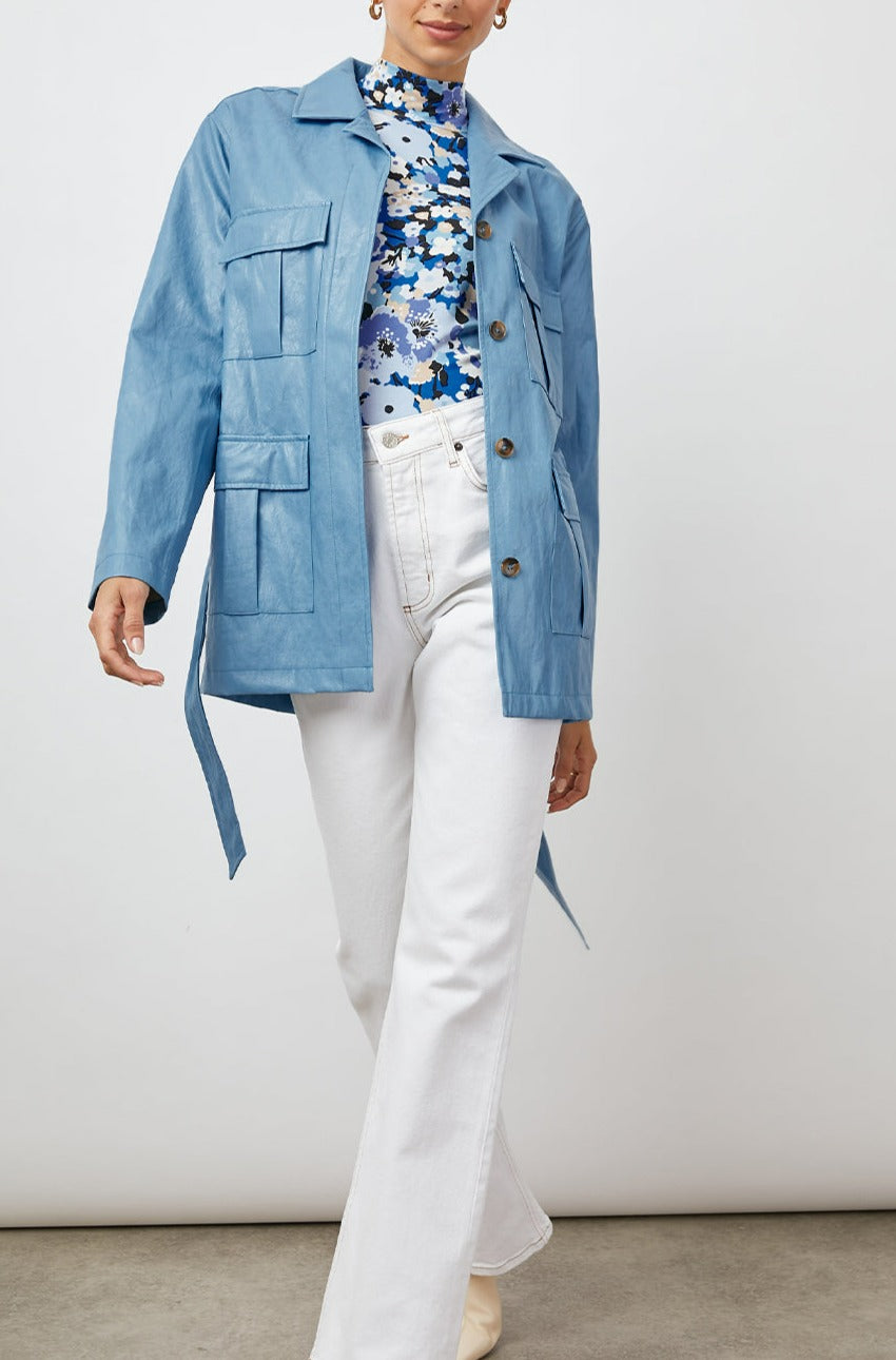 ROMILY JACKET - BLUESTONE