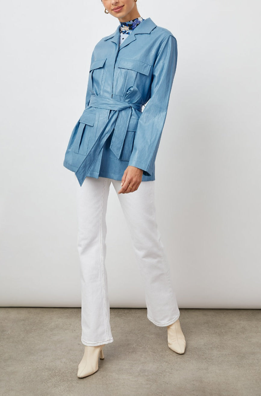 ROMILY JACKET - BLUESTONE