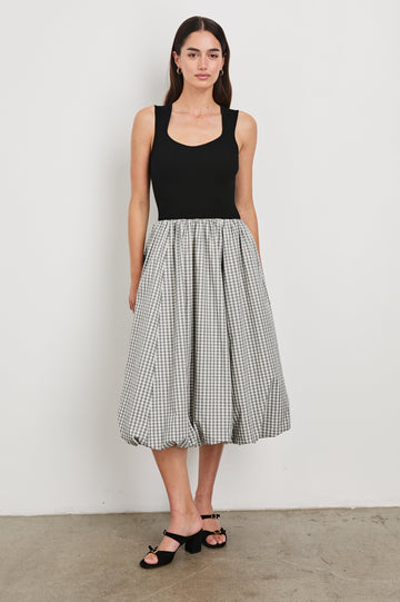 ROSALIND-IVORY-JET-GINGHAM-BLACK-FRONT
