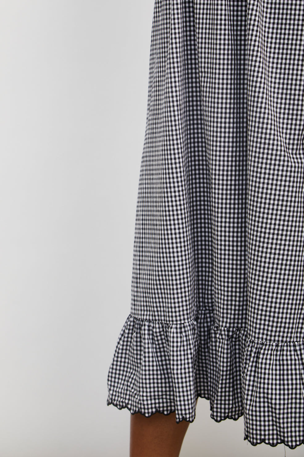 RUMI BLACK MINI GINGHAM - DETAIL