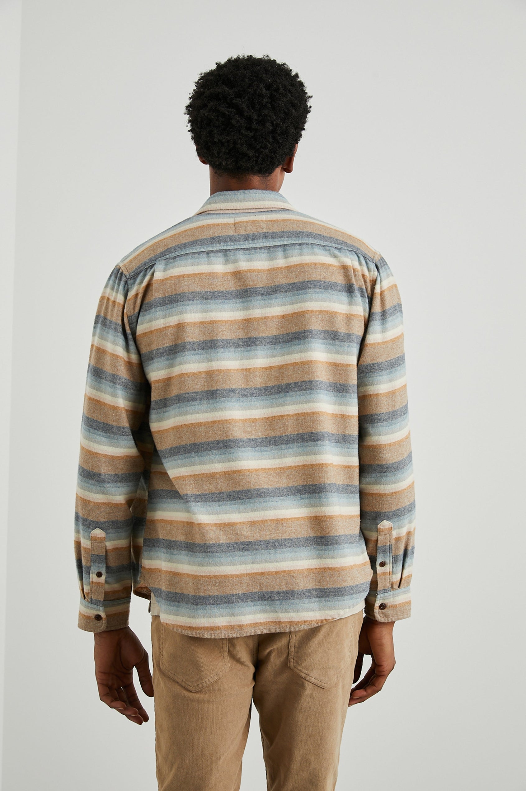 RUNSON SANTA FE STRIPE SHIRT - BACK