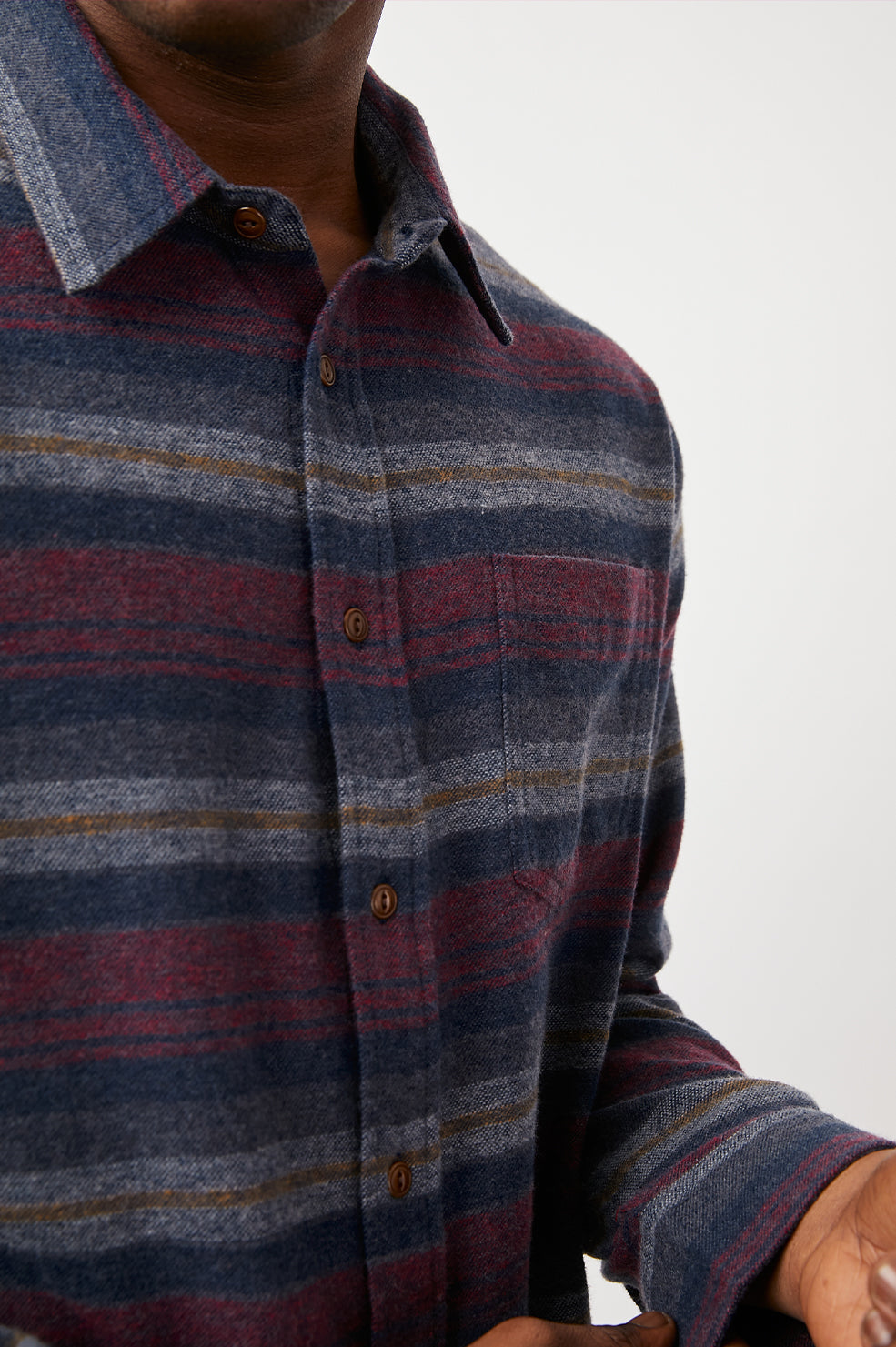 RUNSON ARROWHEAD CANTEEN - FRONT BUTTON DETAILS