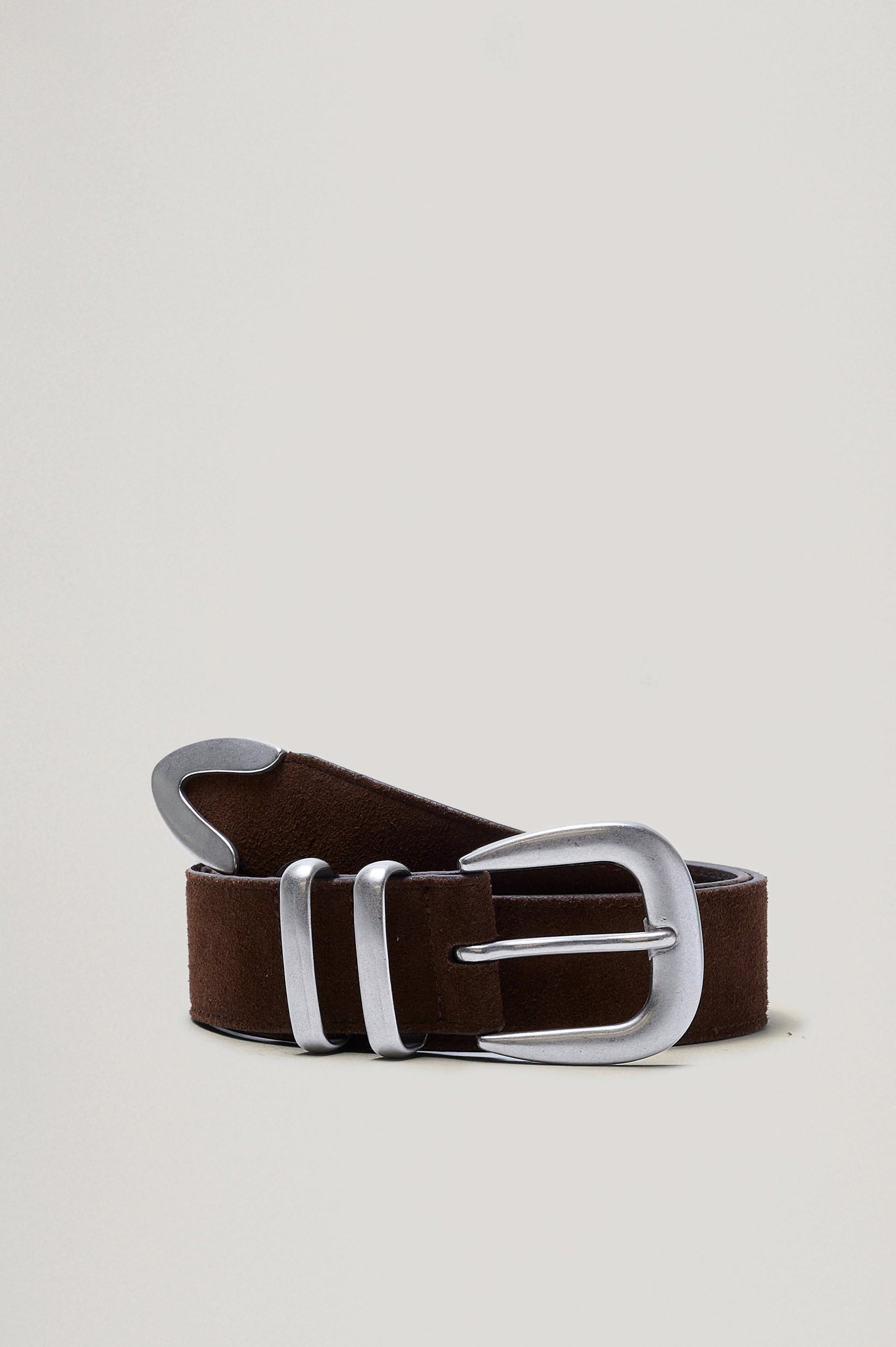 RYDER BELT - CHOCOLATE SUEDE