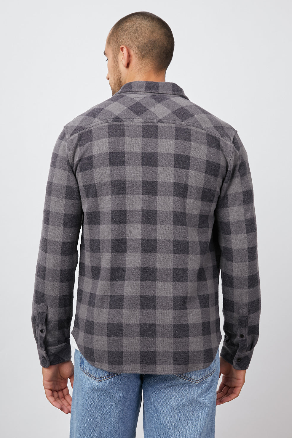 SAMPSON SHIRT SHADOW ASH - BACK BODY