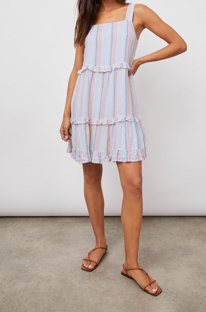 SANDY DRESS - BIARRITZ MULTI STRIPE