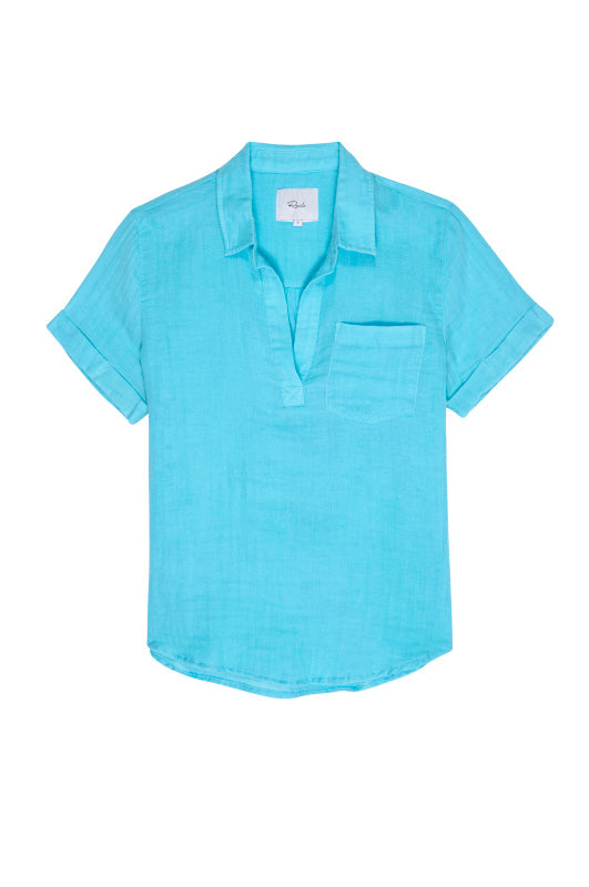 SAVANNAH SHIRT - AQUA
