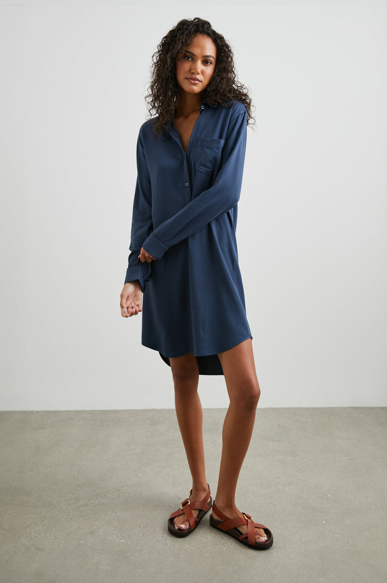Sayer Rails SAWYER DRESS - NAVY – Rails UK