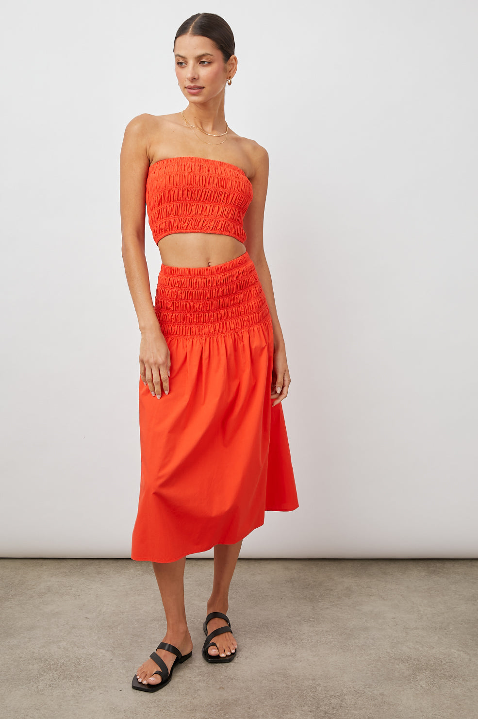 SELENA SKIRT GRENADINE - FRONT FULL BODY