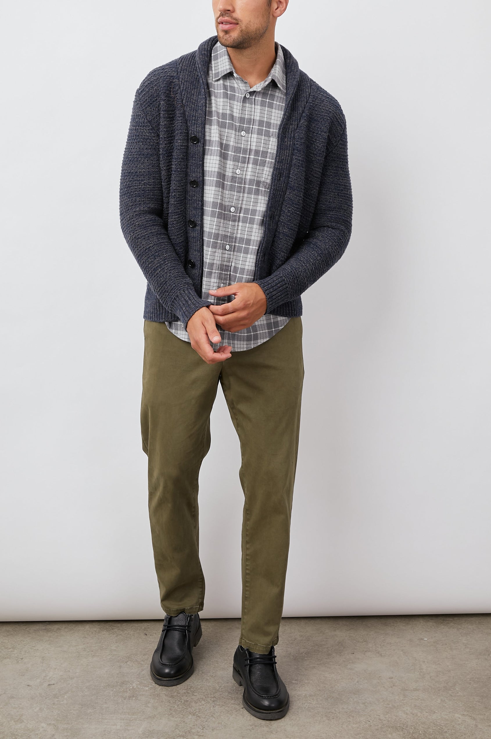 SHEPLEY CARDIGAN - WINTER MARINE - FULL BDO