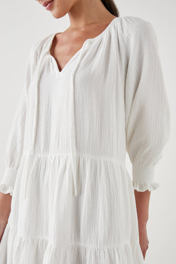SIA DRESS WHITE - DETAIL