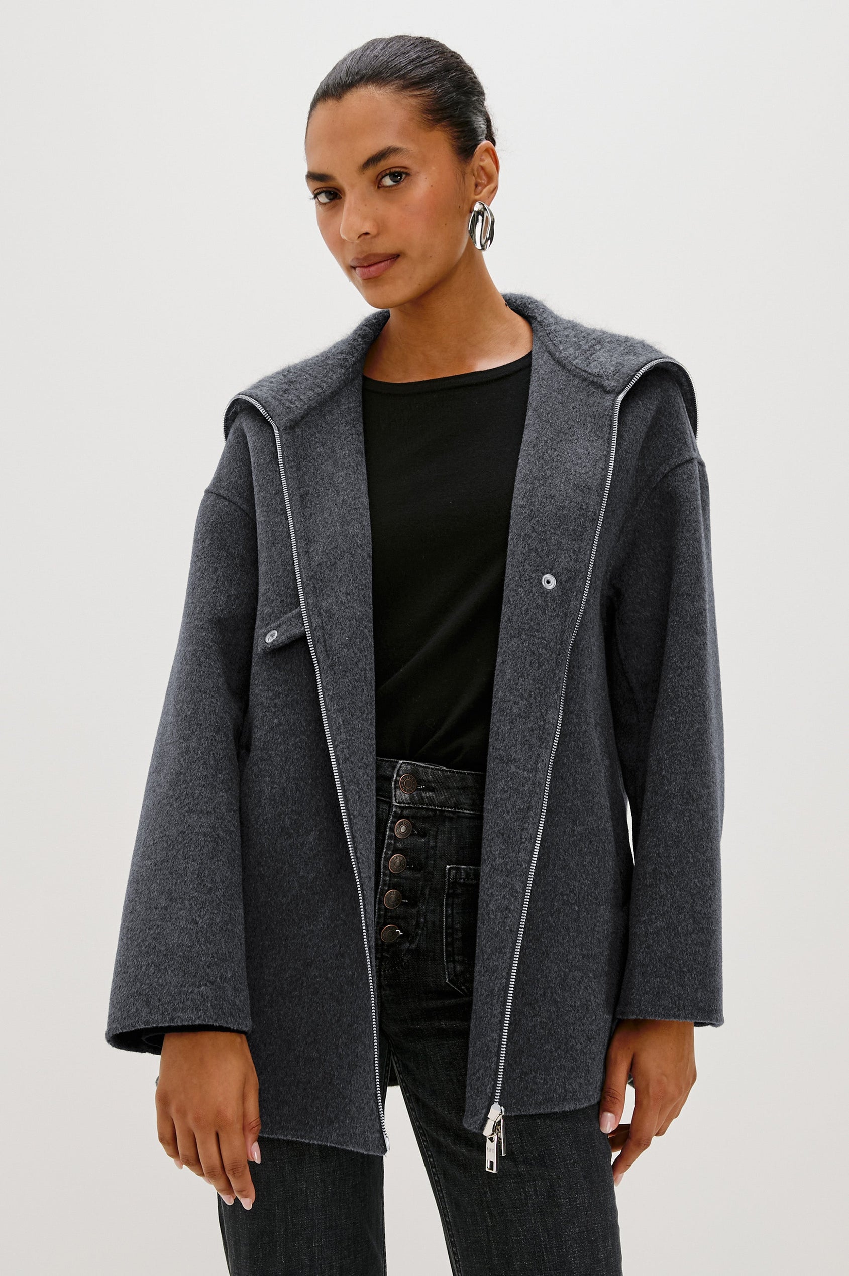 SILVES JACKET - CHARCOAL