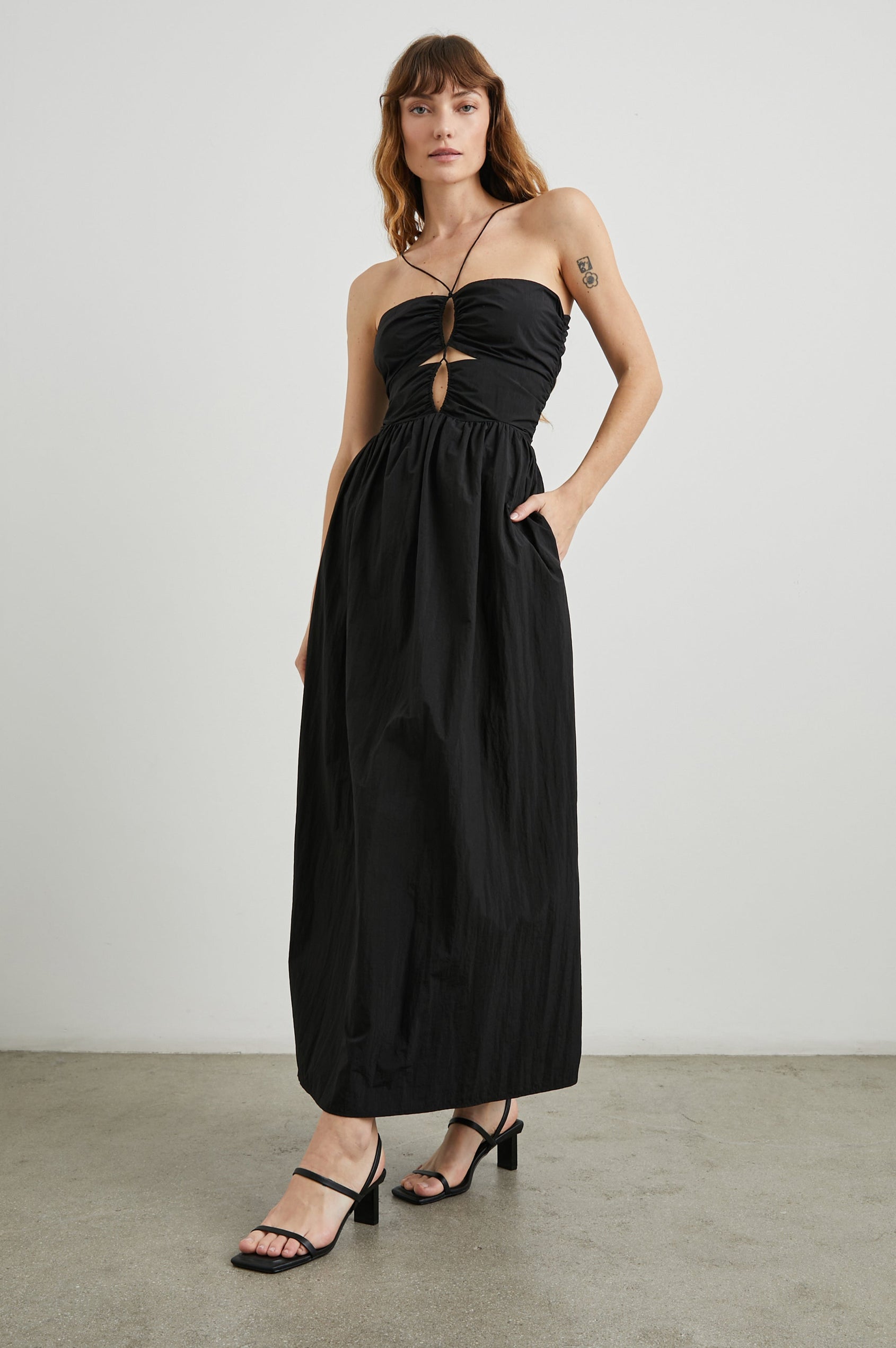 rails silvia midi dress Rails Silvia Dress - Banana Leaf